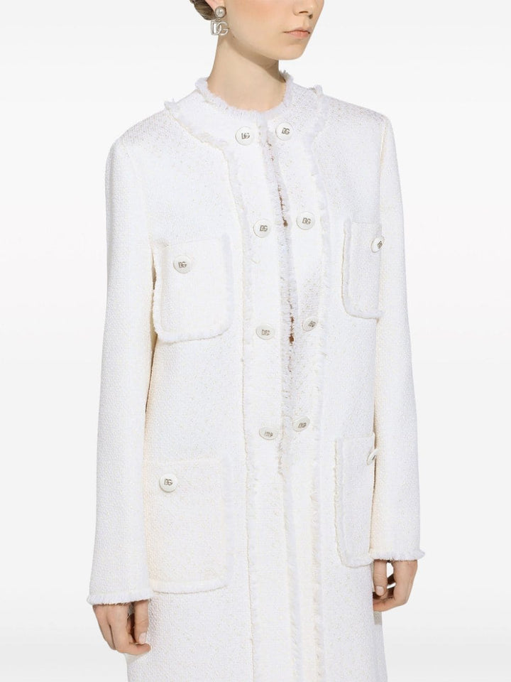 Jackets 44 Dolce & Gabbana Coats Cream Brand