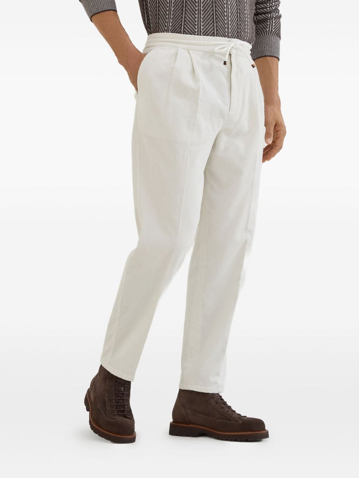 Brunello Cucinelli Trousers White