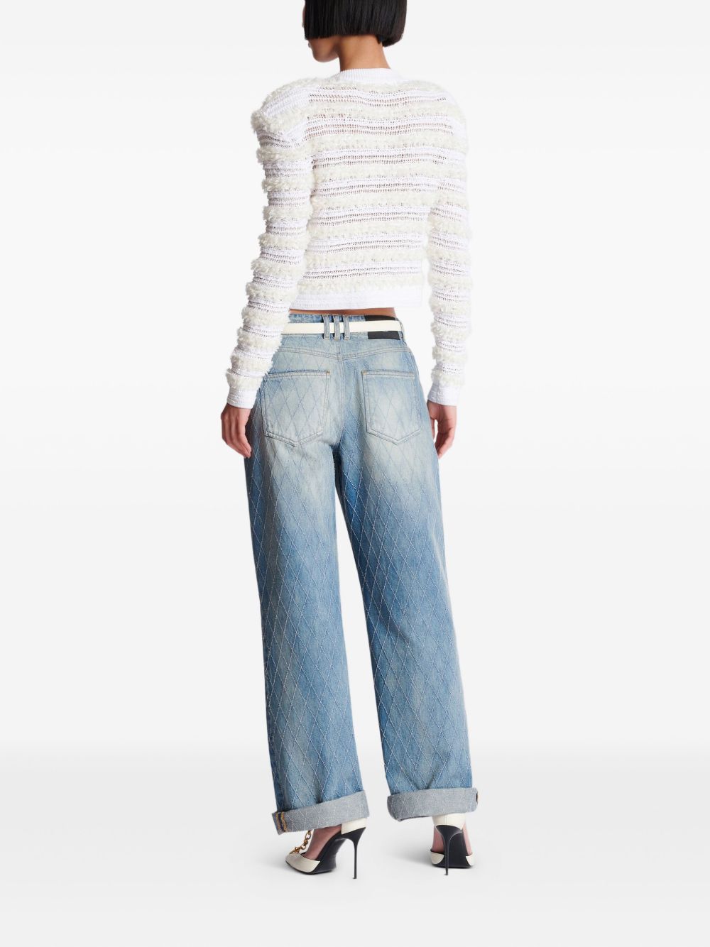 Balmain Sweaters White