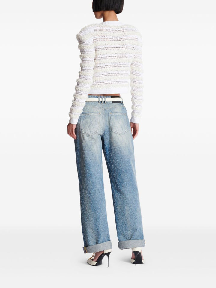 Balmain Sweaters White