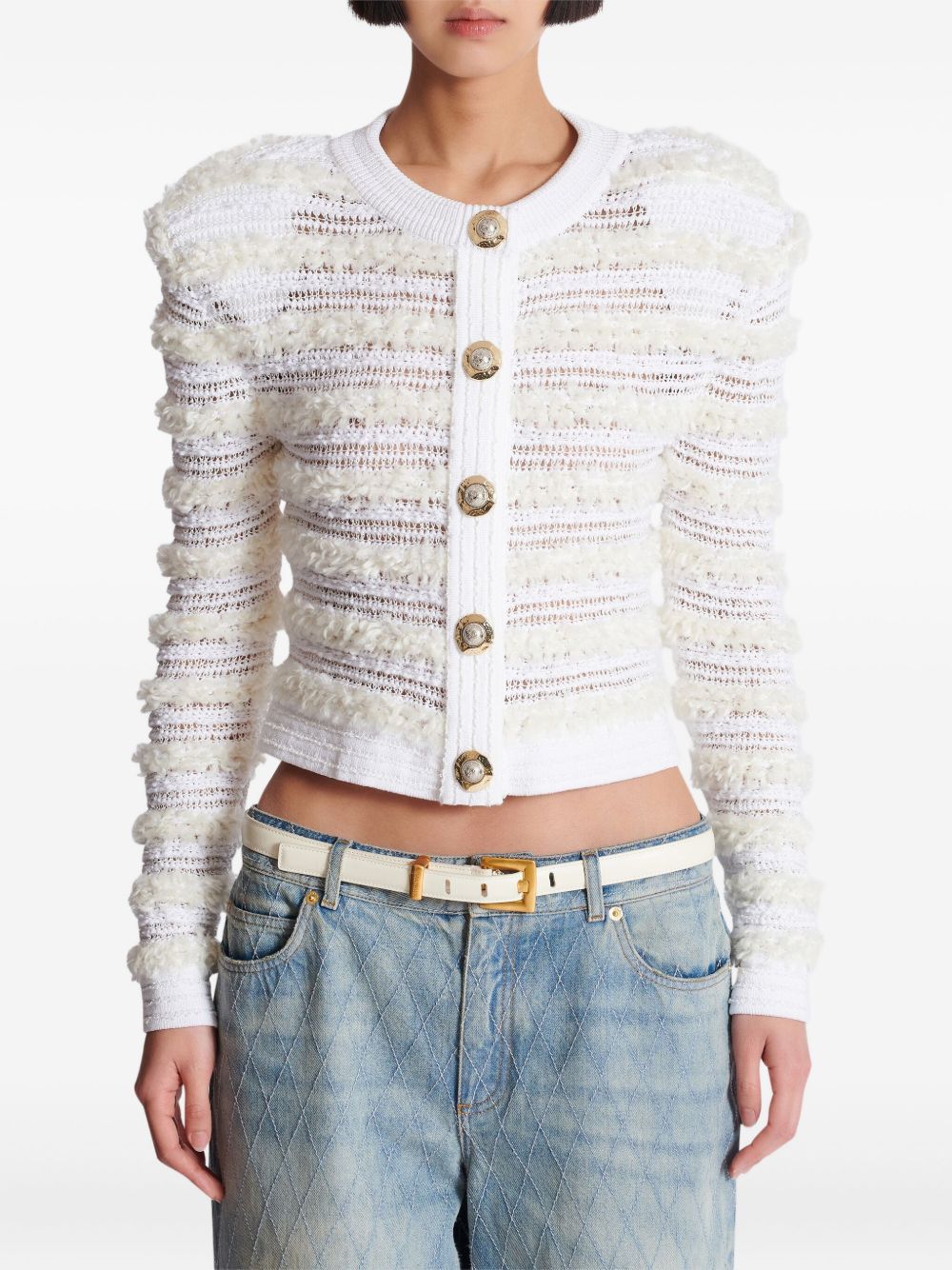 Balmain Sweaters White