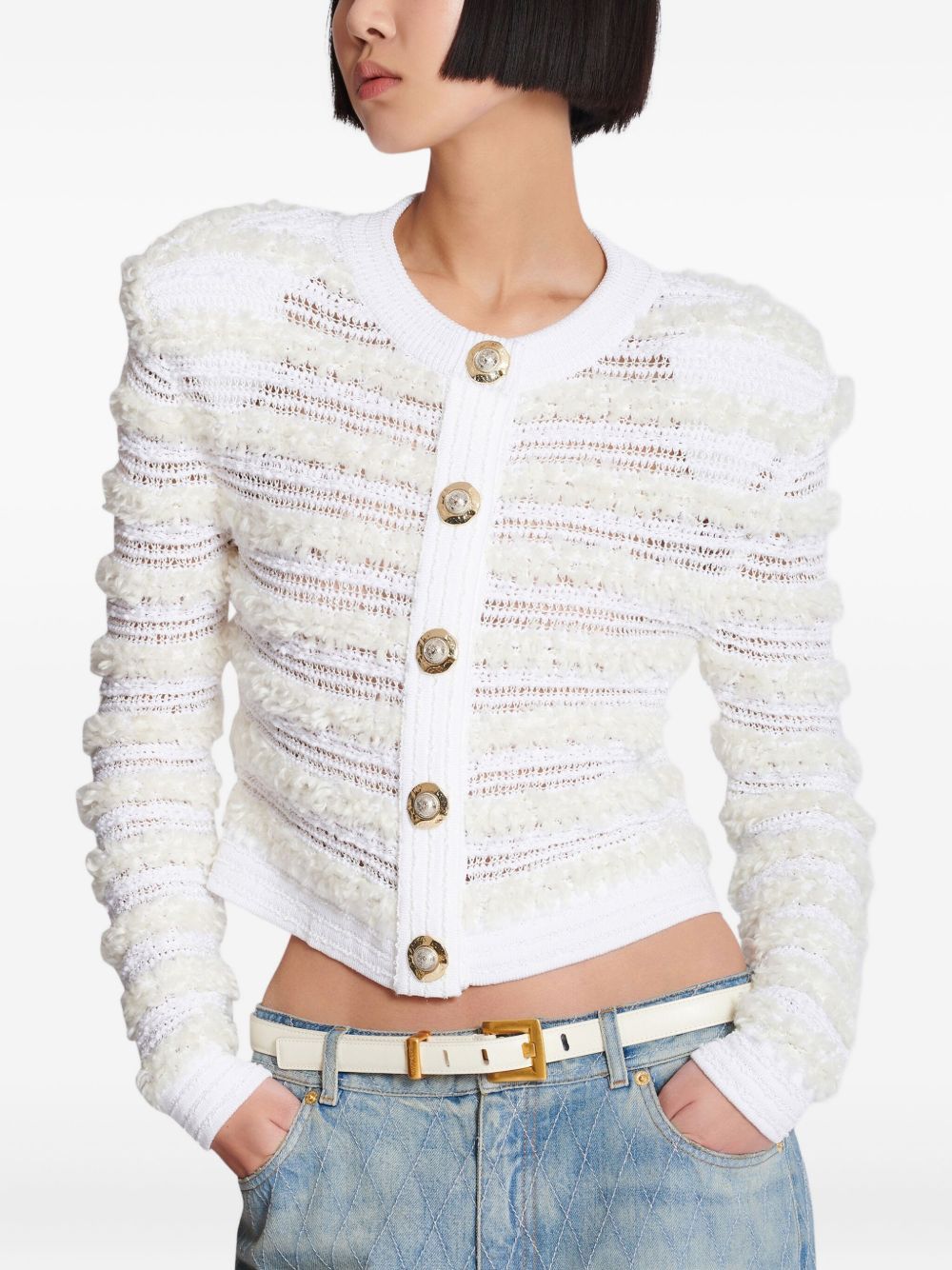 Balmain Sweaters White