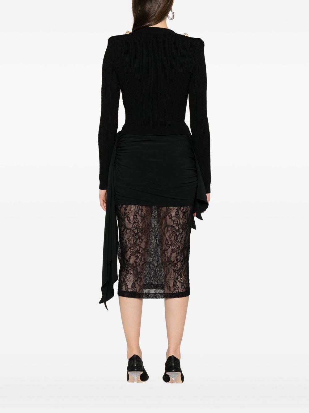 Balmain Sweaters Black