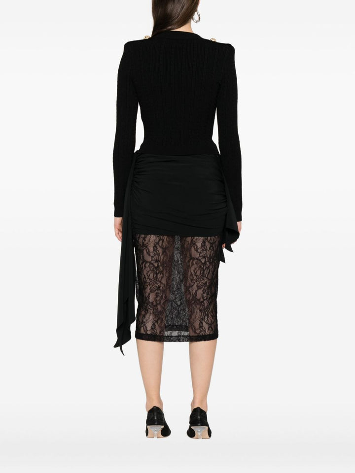 Balmain Sweaters Black