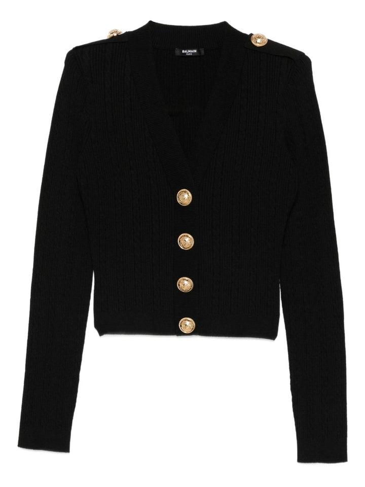 Balmain Sweaters Black