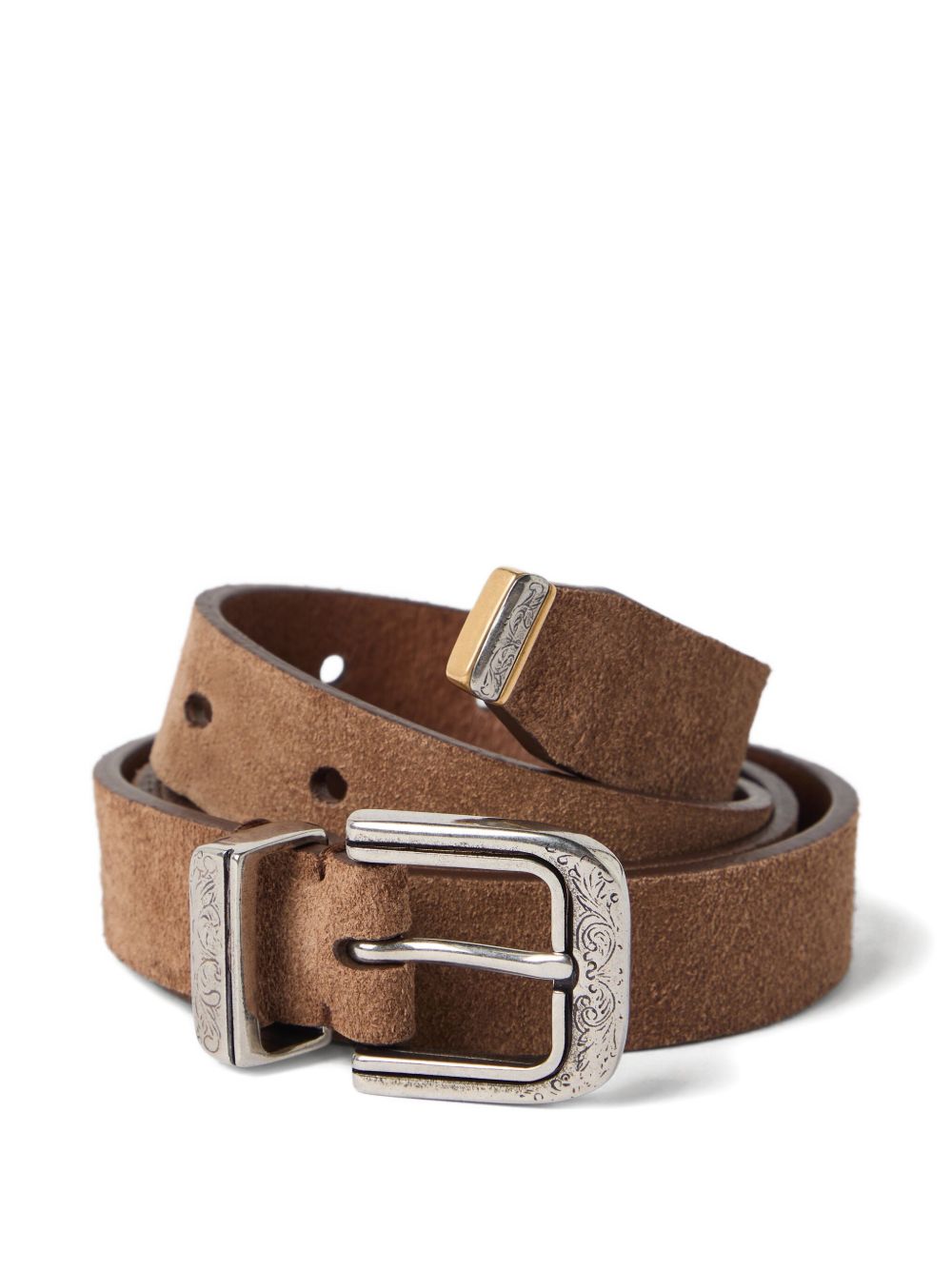 Brunello Cucinelli buckle-fastening leather belt