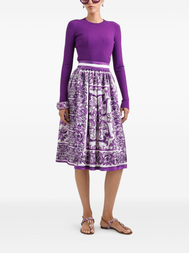 Dolce & Gabbana Skirts Purple
