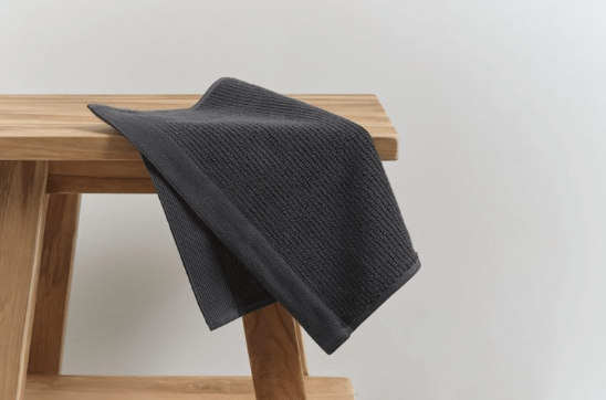 Bemboka Face Washer Charcoal Bemboka Pure Cotton Face Washers Rib Bemboka Rib Face Washer I Supreme Bathroom Towels I 100% Turkish Cotton  Brand