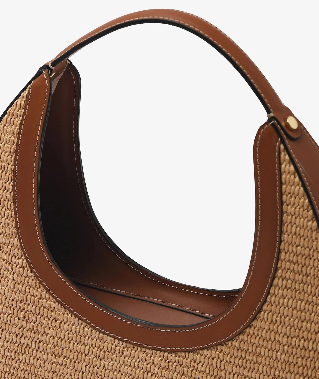 My Style Bags Handbags My Style Bags Moon Handbag - Straw My Style Bags Personalised Moon Handbag - Straw Brand