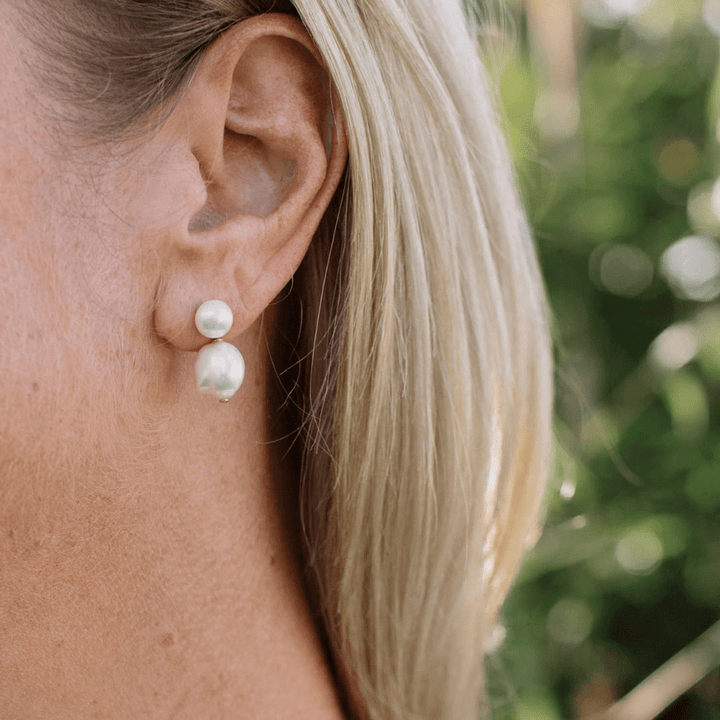 Ikecho Pearl Earrings Maxine Earrings Maxine Earrings Brand