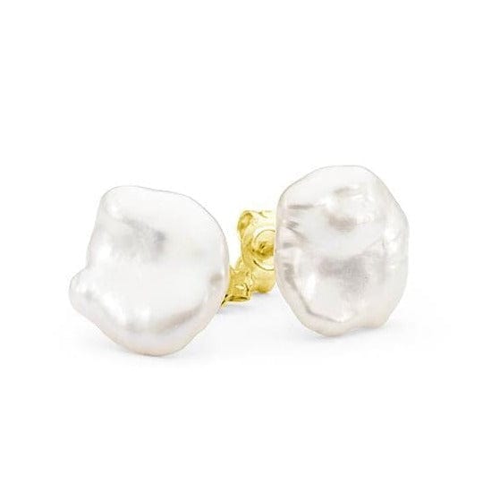 Ikecho Pearl Earrings Pebble Studs Pebble Studs Brand