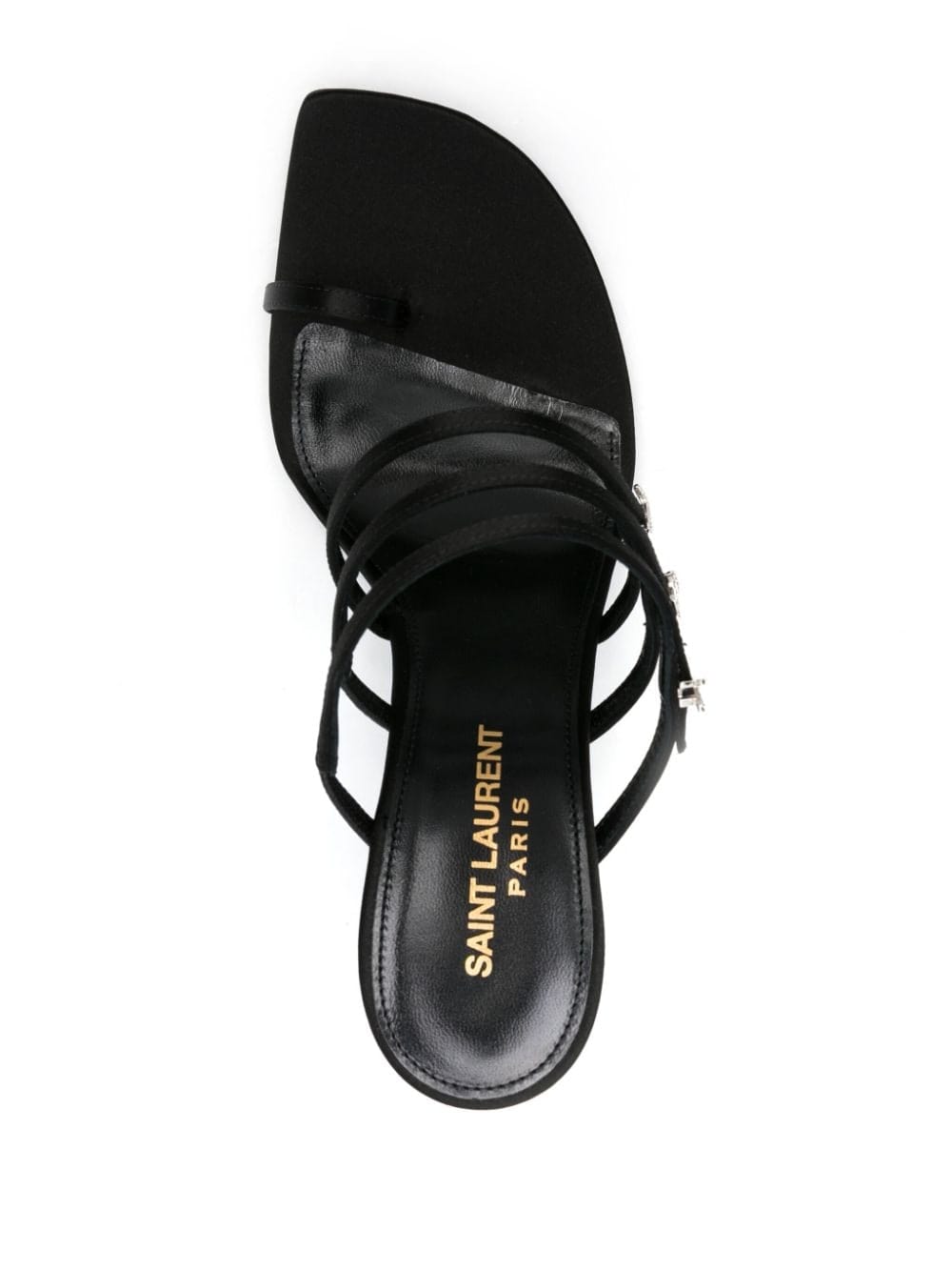 Saint Laurent Sandals Saint Laurent Sandals Black Saint Laurent Elegant Black Sandals at Italian Luxury Group Brand