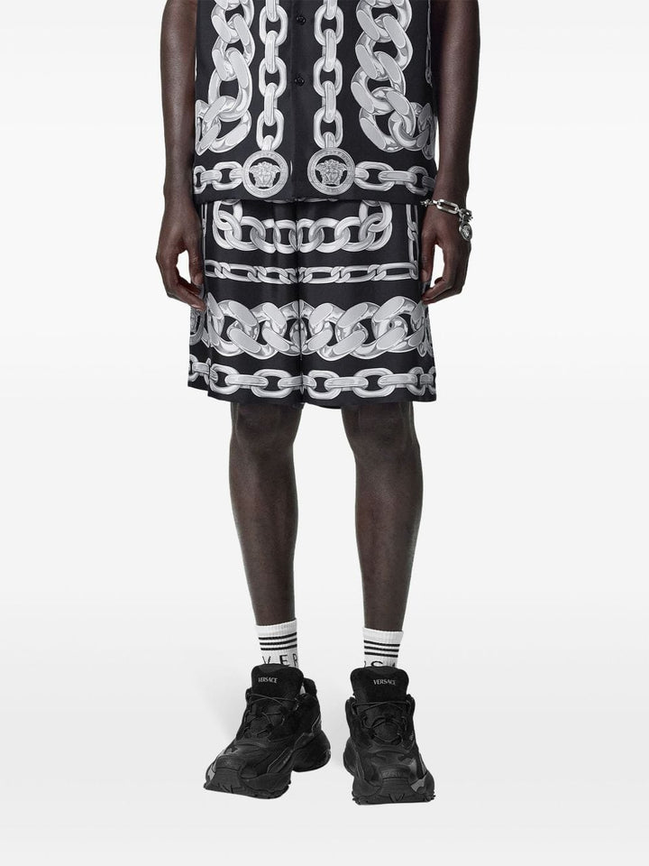 Versace Short trousers Versace Shorts Black Versace Shorts Black Brand