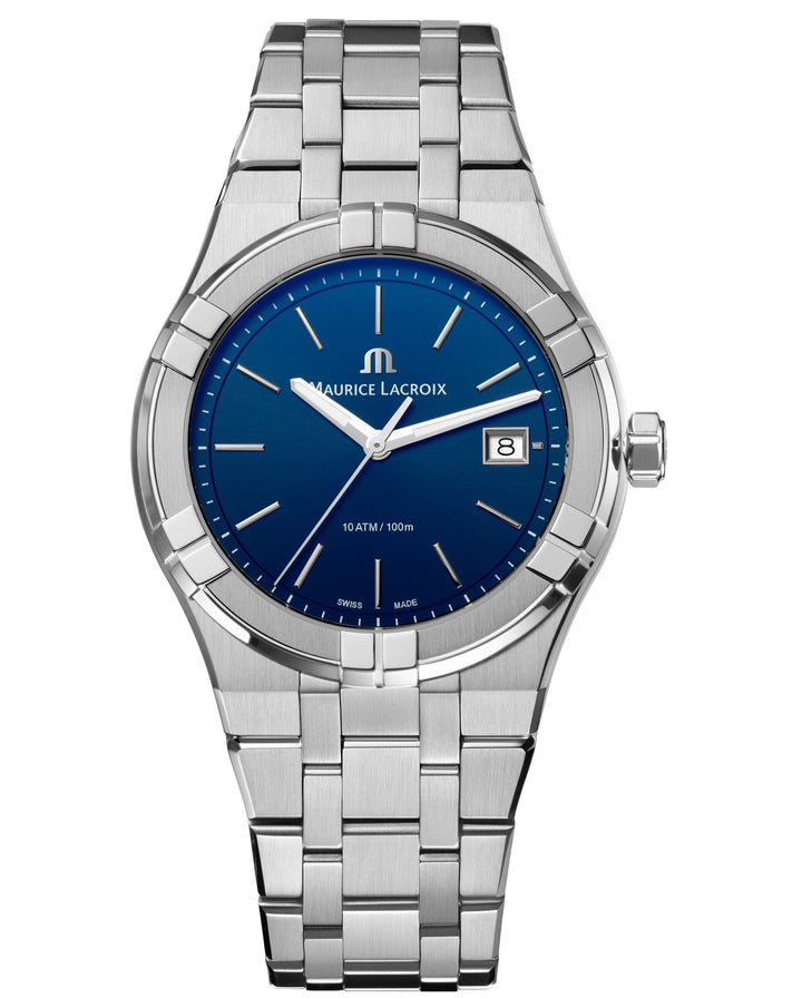 Maurice Lacroix Watch Maurice Lacroix Swiss-Made Quartz Date 40mm Authentic Watch Maurice Lacroix Swiss-Made Quartz Date 40mm Luxury Elegant Watch Free Brand