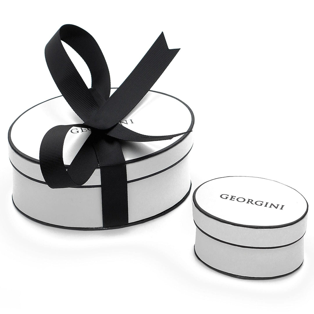 Georgini Earring Georgini Noel Nights Sliced Stone Pearl Drop Earrings Rose Gold Brand