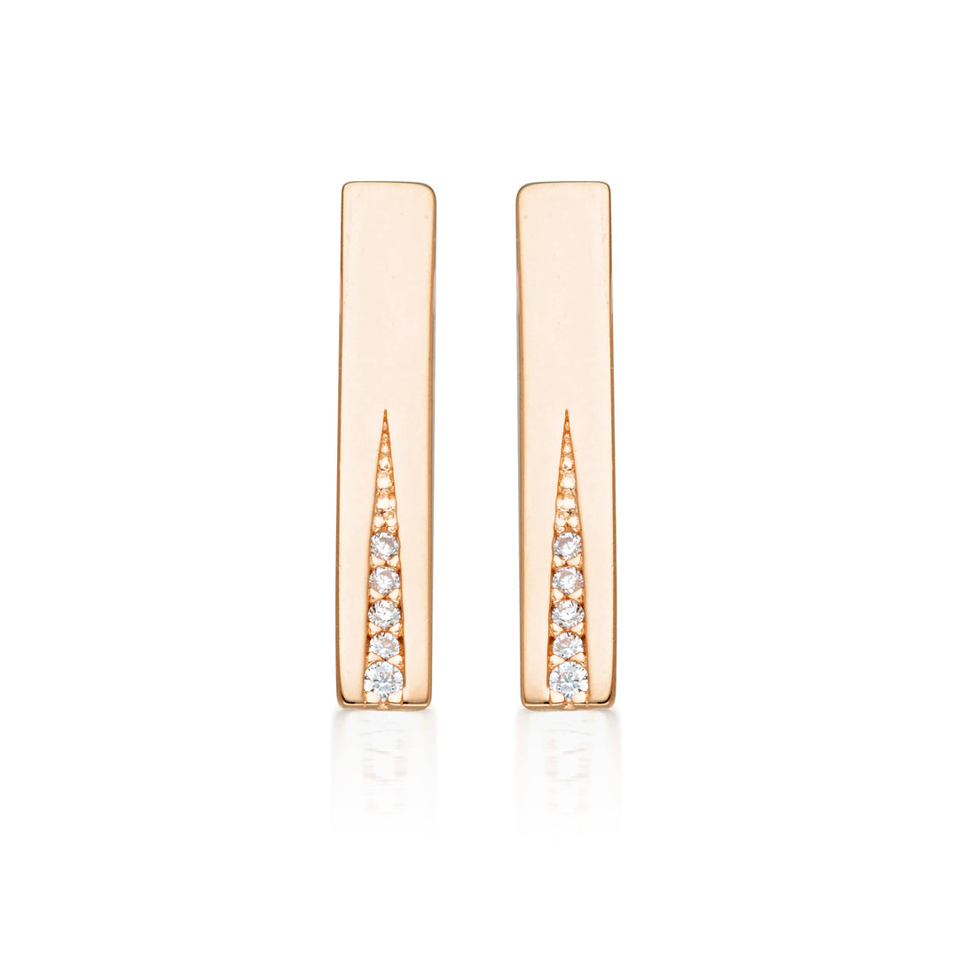 Georgini Earring Georgini The Layered Edit Gilded Earrings Rose Gold Brand