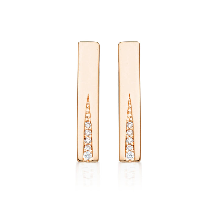 Georgini Earring Georgini The Layered Edit Gilded Earrings Rose Gold Brand