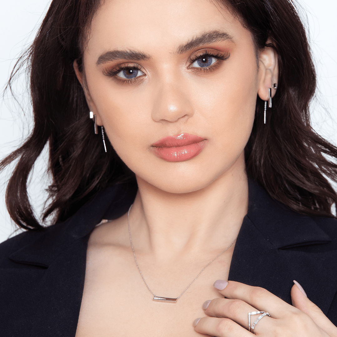 Georgini Earring Georgini The Layered Edit Gilded Earrings Silver Brand