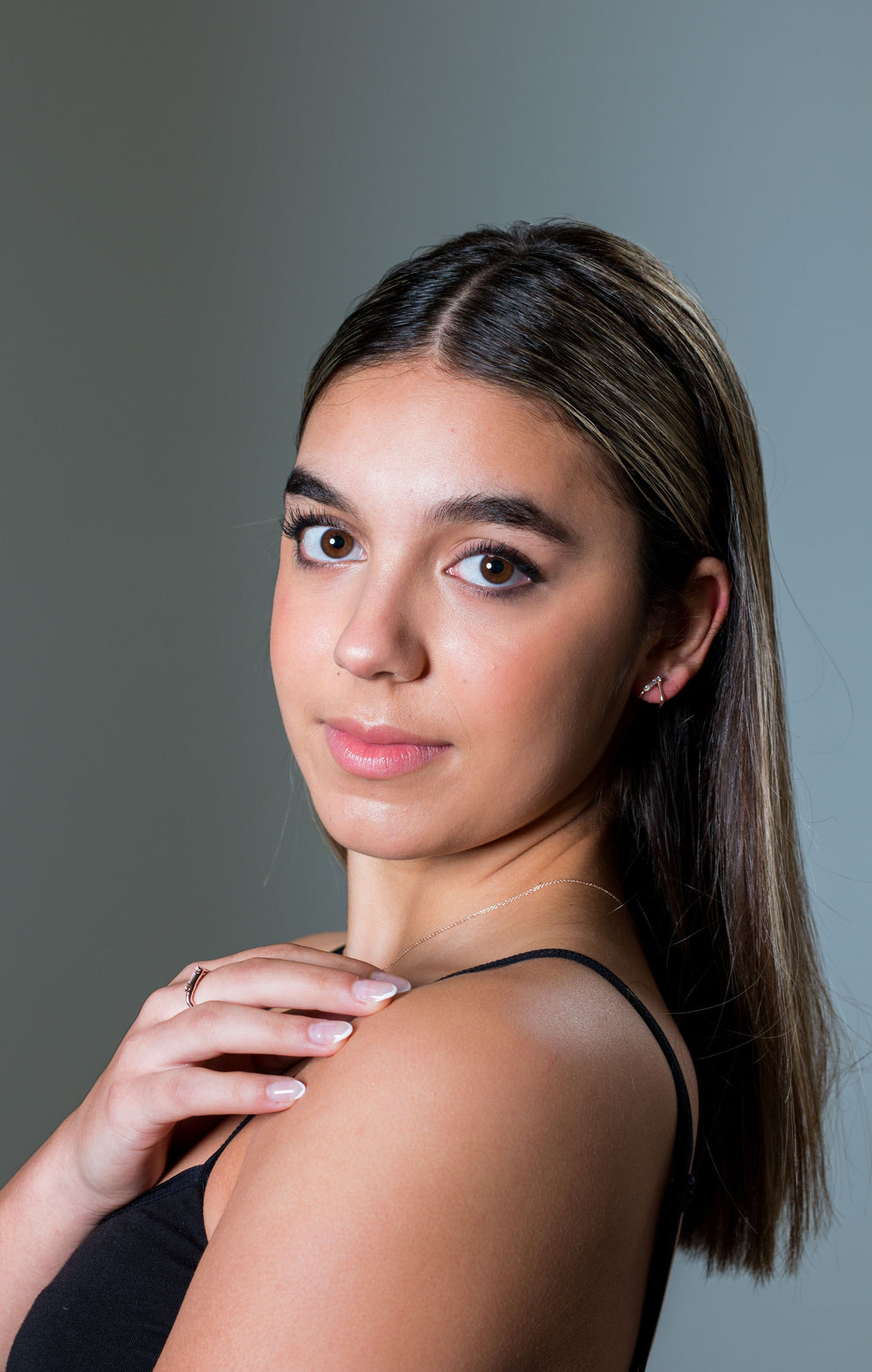 Georgini Earring Georgini The Layered Edit Tiga Earrings Rose Gold Brand