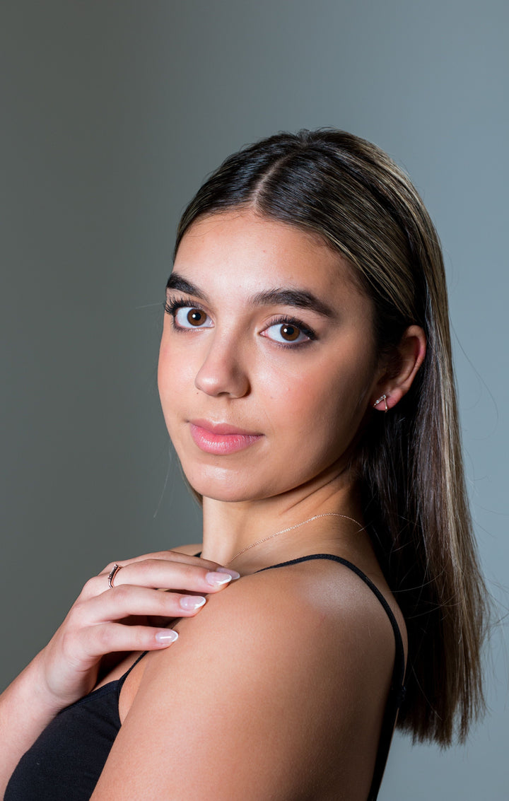 Georgini Earring Georgini The Layered Edit Tiga Earrings Rose Gold Brand