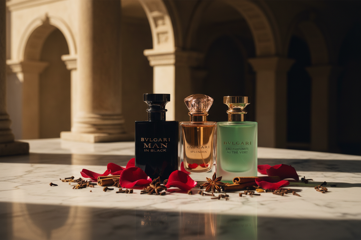 Bvlgari Perfumes Collection Banner