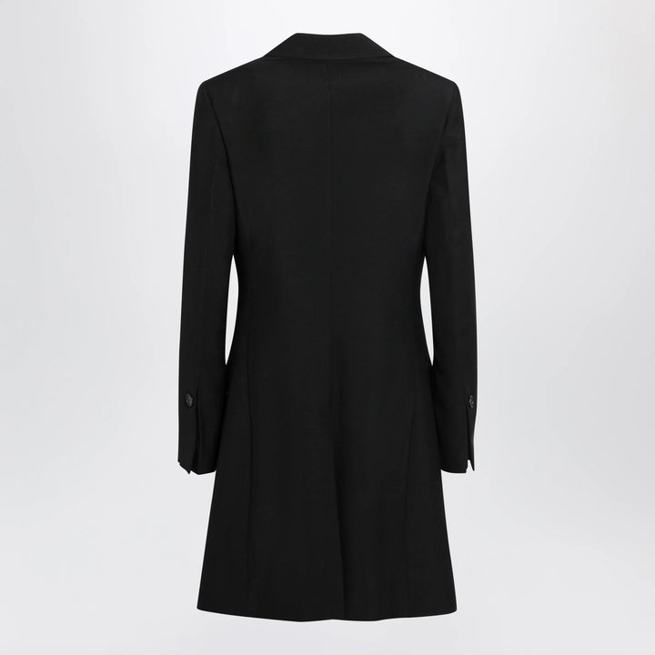 Ferragamo - Black double-breasted wool-blend suit