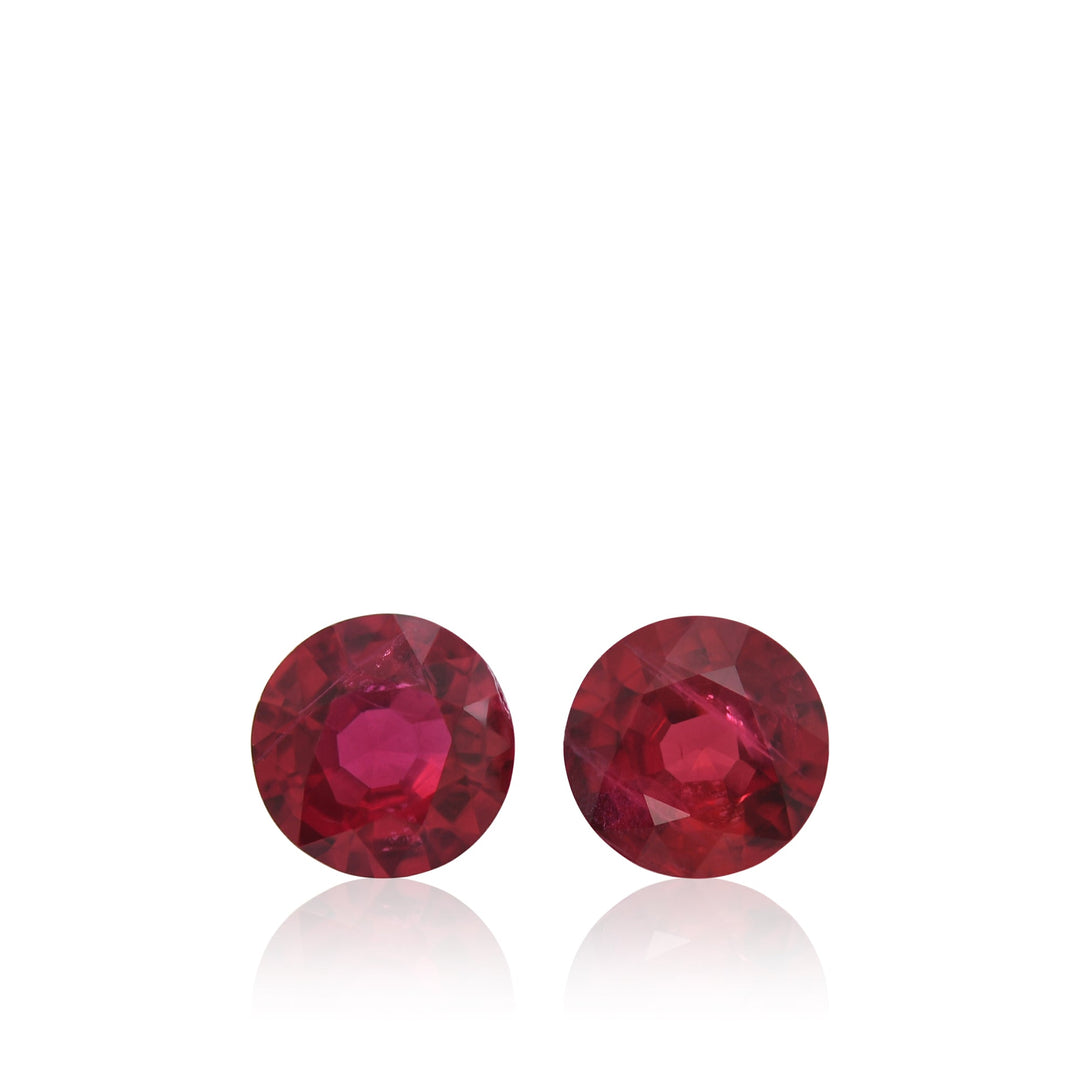1.31 Carat Red MOZAMBIQUE Round Ruby