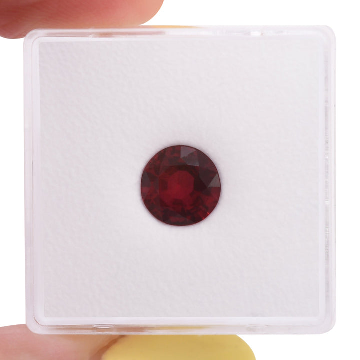 1.56 Carat Red MOZAMBIQUE Round Ruby CD