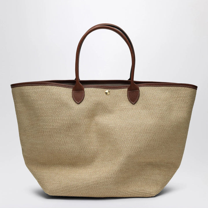 Longchamp - Basket bag L Le Pliage artichoke brown