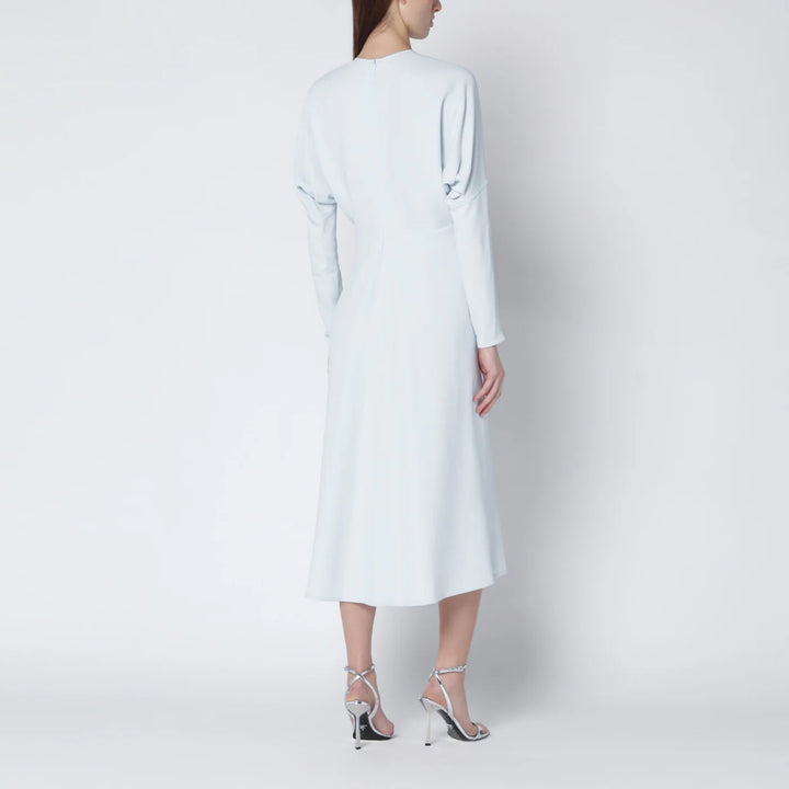 Victoria Beckham - Ice blue Dolman midi dress
