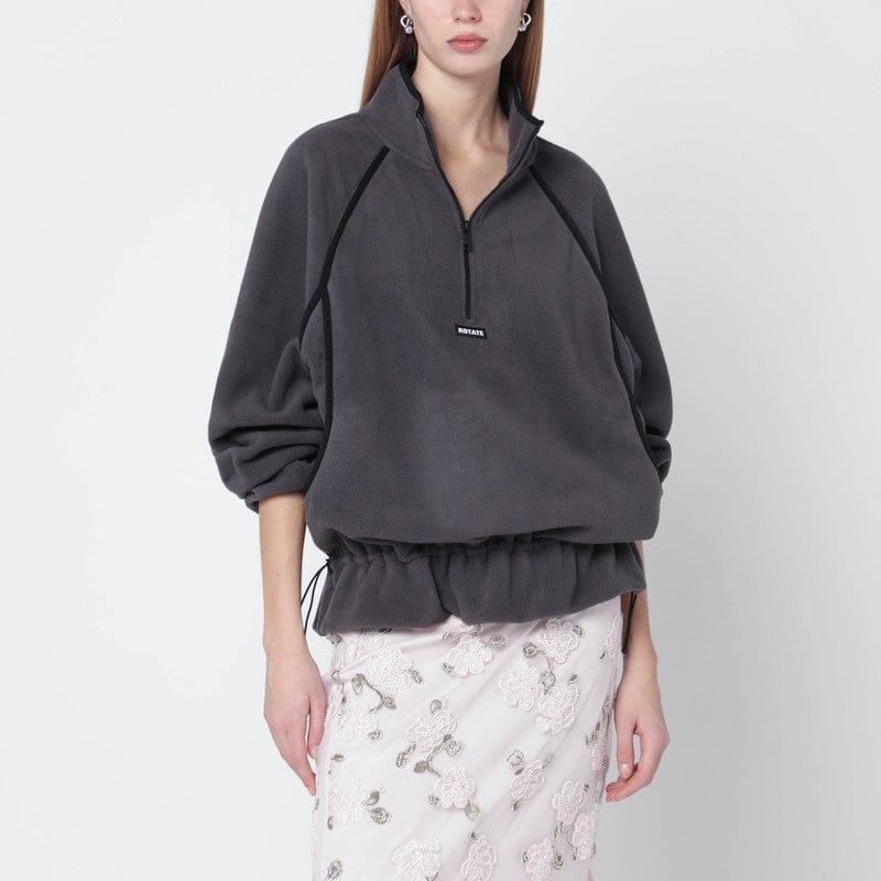 Shirts & Tops ROTATE Birger Christensen - Grey fleece hoodie with drawstring - XS Brand