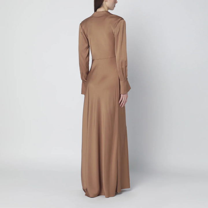 SIMKHAI - Adelle satin dress with draping