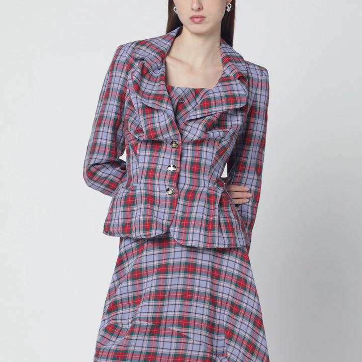 Vivienne Westwood - Drunken jacket with tartan pattern