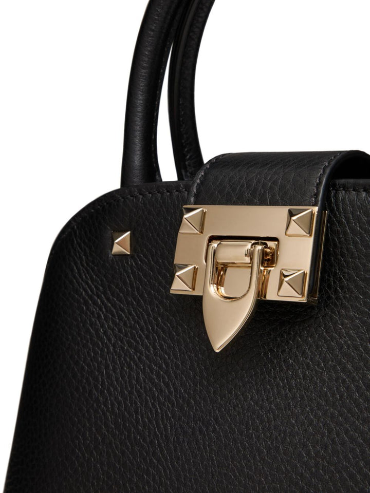 Valentino Garavani Rockstud Small Handbag In Grainy Calfskin
