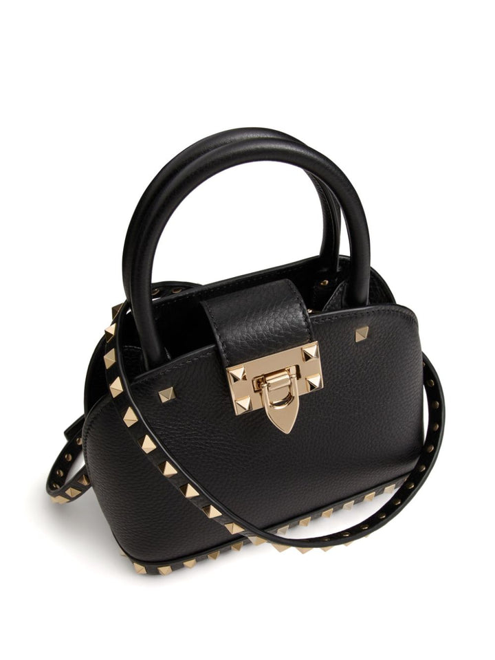 Valentino Garavani Rockstud Small Handbag In Grainy Calfskin
