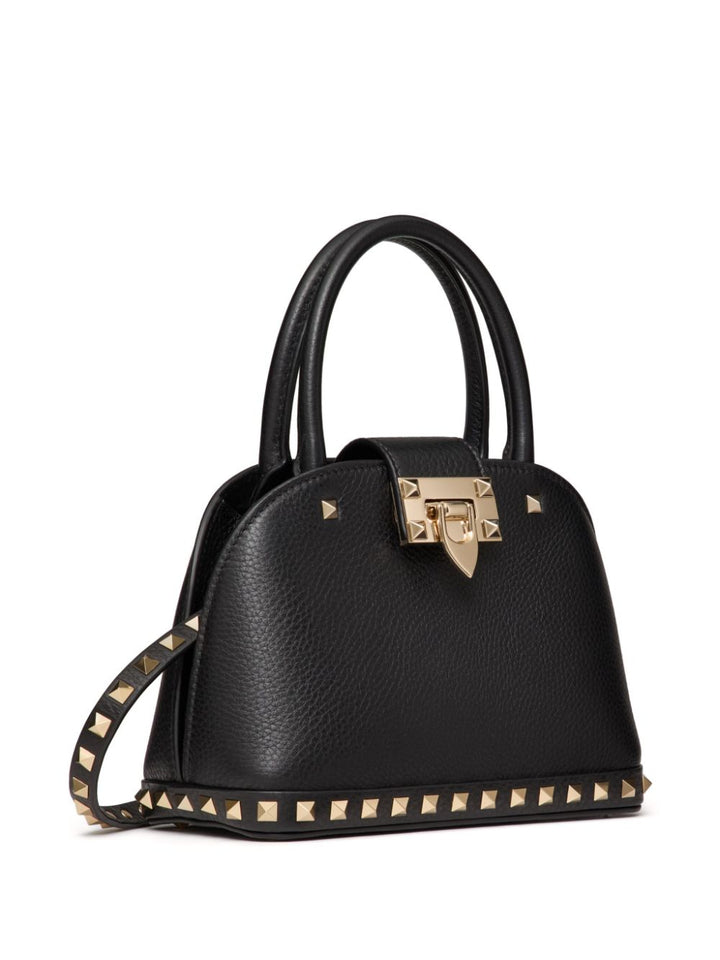 Valentino Garavani Rockstud Small Handbag In Grainy Calfskin