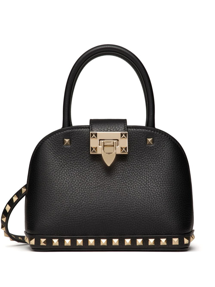Valentino Garavani Rockstud Small Handbag In Grainy Calfskin