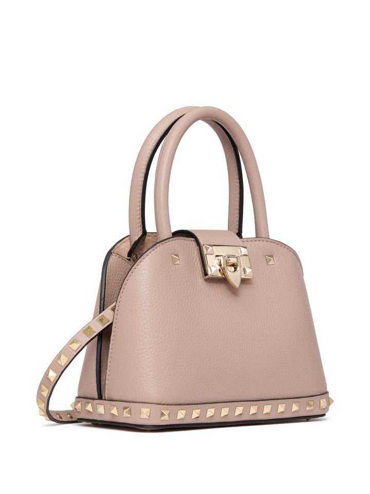 Valentino Garavani Rockstud Small Handbag In Grainy Calfskin