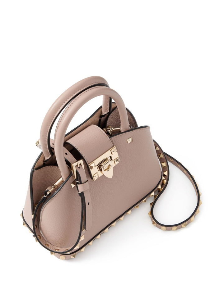 Valentino Garavani Rockstud Small Handbag In Grainy Calfskin