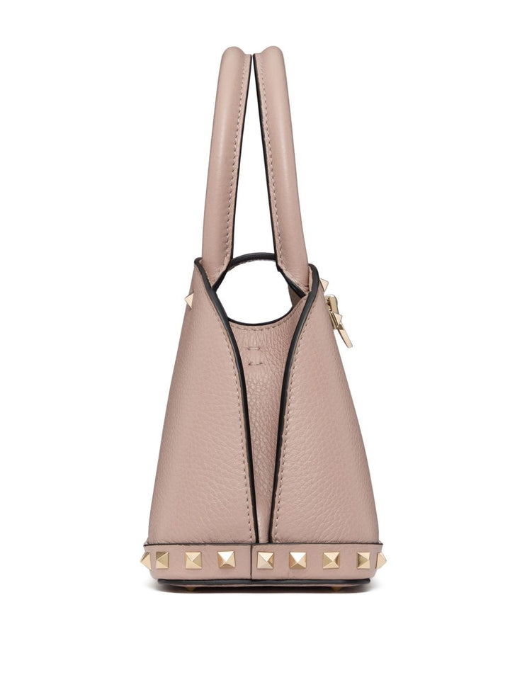 Valentino Garavani Rockstud Small Handbag In Grainy Calfskin