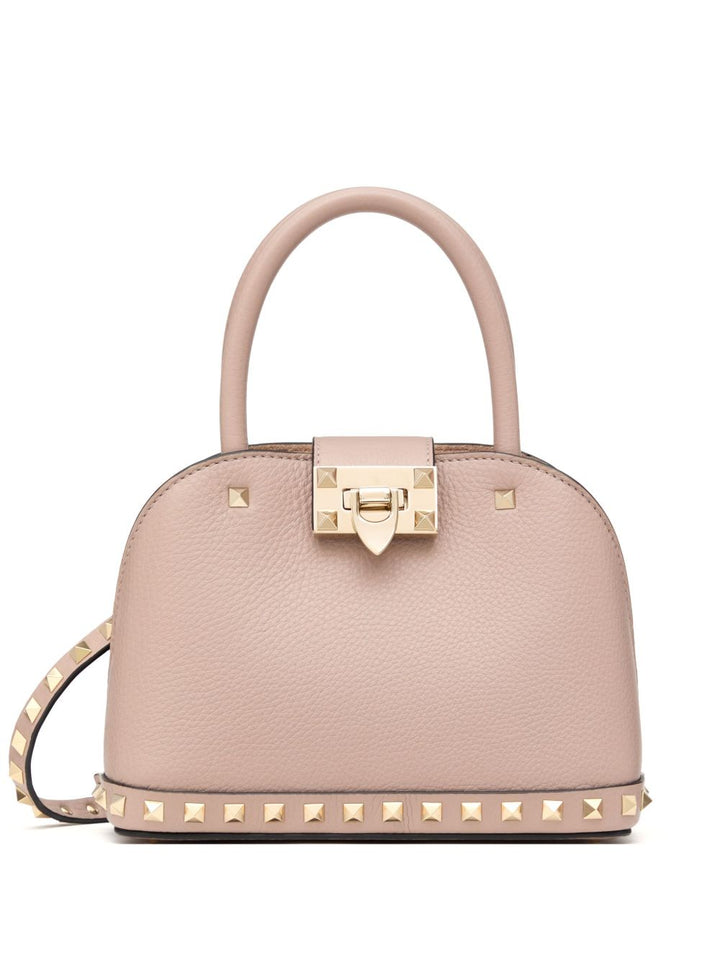Valentino Garavani Rockstud Small Handbag In Grainy Calfskin