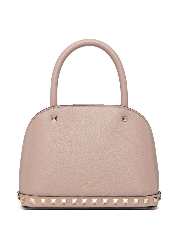 Valentino Garavani Rockstud Small Handbag In Grainy Calfskin