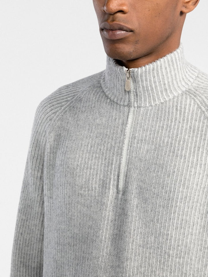 Brunello Cucinelli Sweaters Light Grey