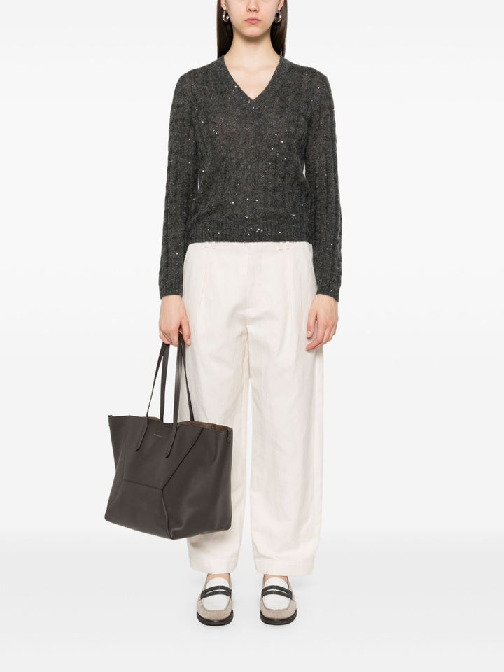 Brunello Cucinelli Sweaters Grey