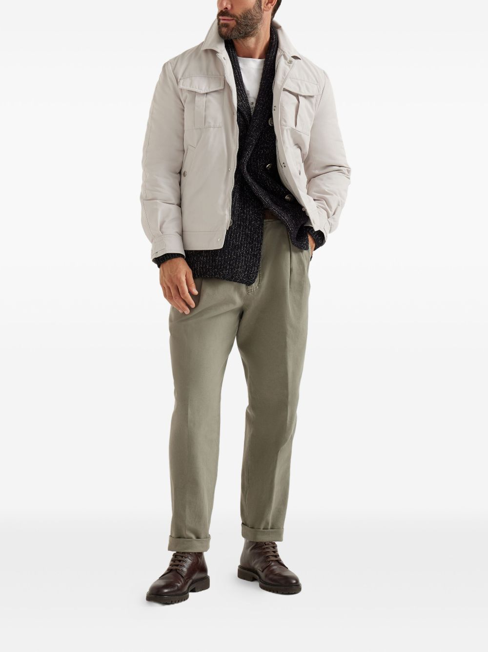 Brunello Cucinelli T-shirts and Polos White