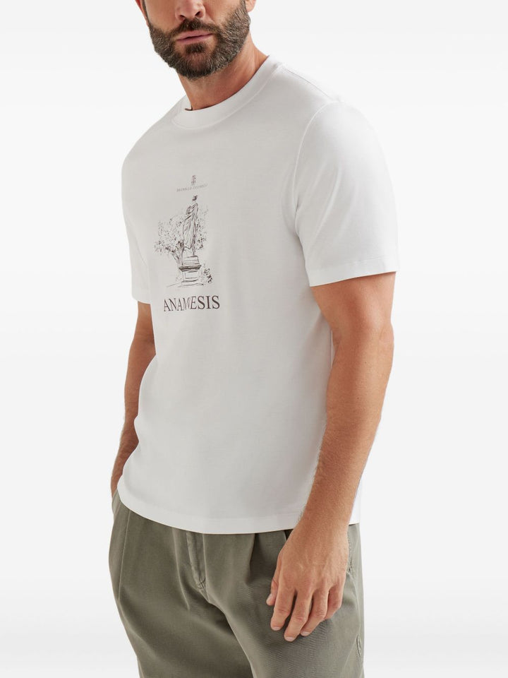 Brunello Cucinelli T-shirts and Polos White
