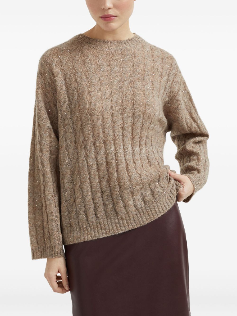 Brunello Cucinelli Sweaters Brown