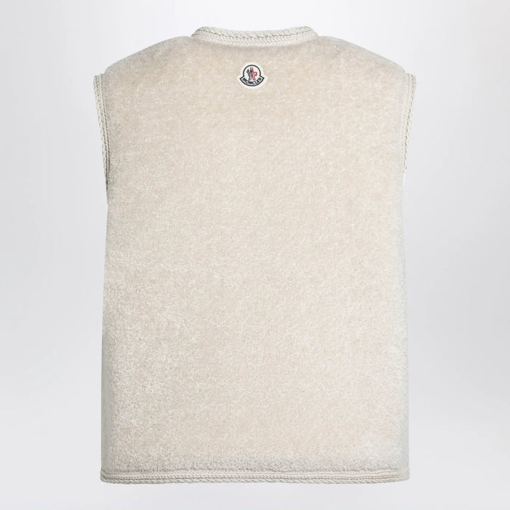 Moncler - Mimosa gilet in teddy-effect fleece