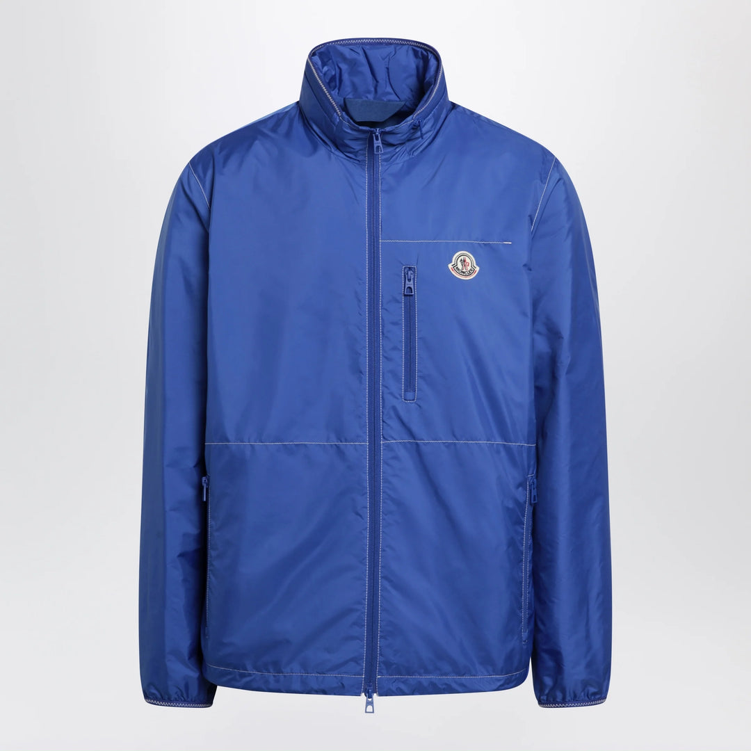 Moncler - Arrakis rainwear jacket in bright blue with removable hood