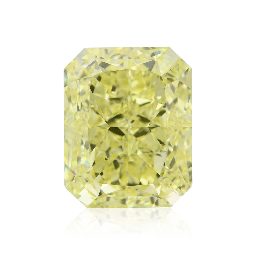 2.53 Carat Fancy Yellow Radiant Diamond VS2 GIA
